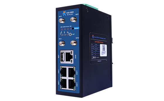 USR-G809 - 4G LTE Wi-Fi VPN Industrial Router - PUSR