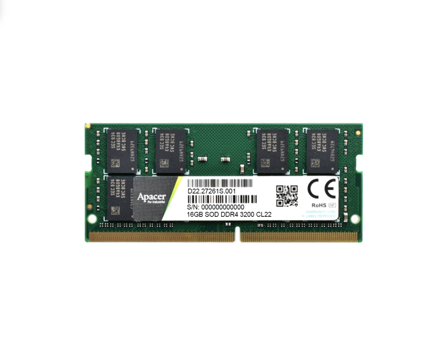 32GB DDR4 SODIMM - APACER - Industriel