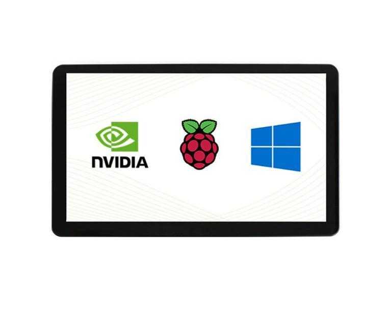 16645 - Écran tactile LCD capacitif de 15,6 pouces avec étui, FullHD, HDMI, IPS - Waveshare
