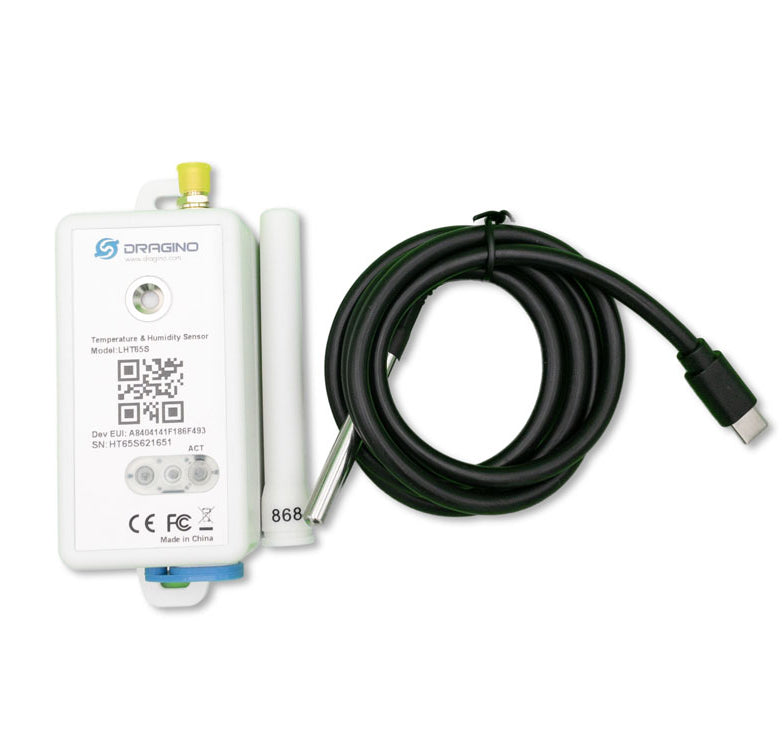 LoRaWAN Temperature and Humidity Sensor - Dragino - LHT65S-NE117