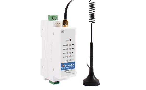 PUSR USR-DR504 Industrial DIN Rail RS485 Cellular Modems