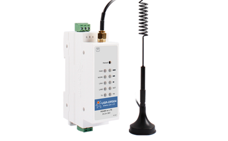 PUSR USR-DR504 Industrial DIN Rail RS485 Cellular Modems