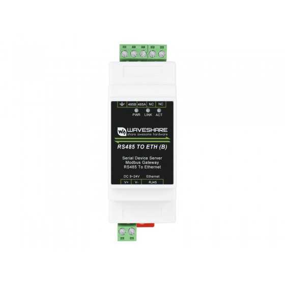 20978 - RS485 vers Ethernet rail DIN - Waveshare