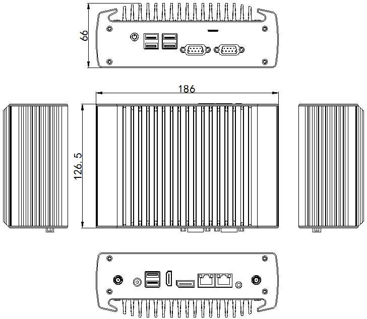 Mini PC fanless i5 - 10eme génération - 3022N