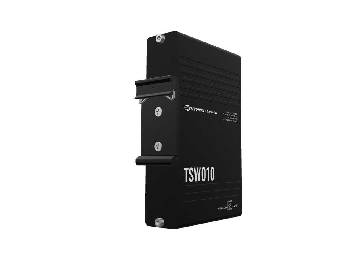 Switch industrial de 5 puertos Fast Ethernet - Teltonika TSW010