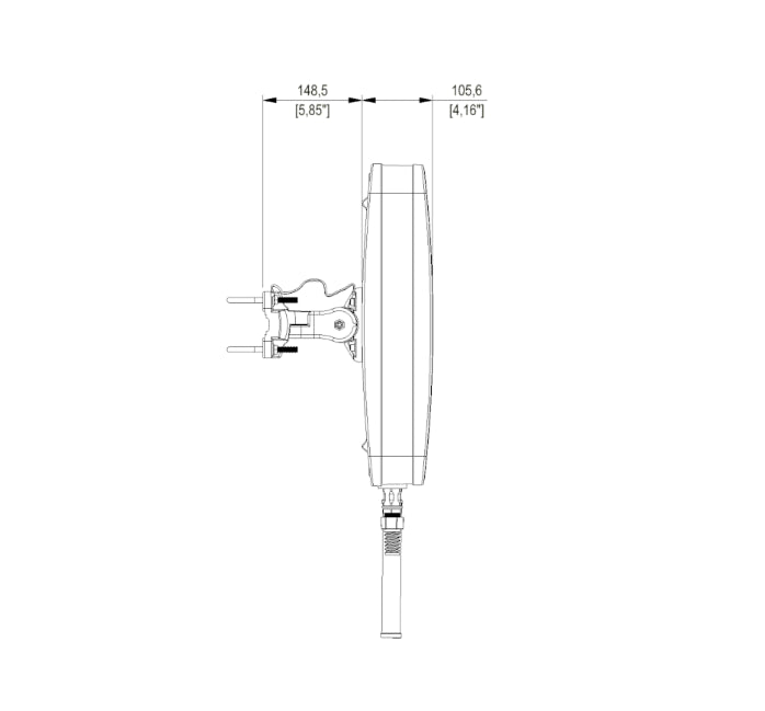 AX50MO - Antenne boîtier RUTX50 - QuWireless