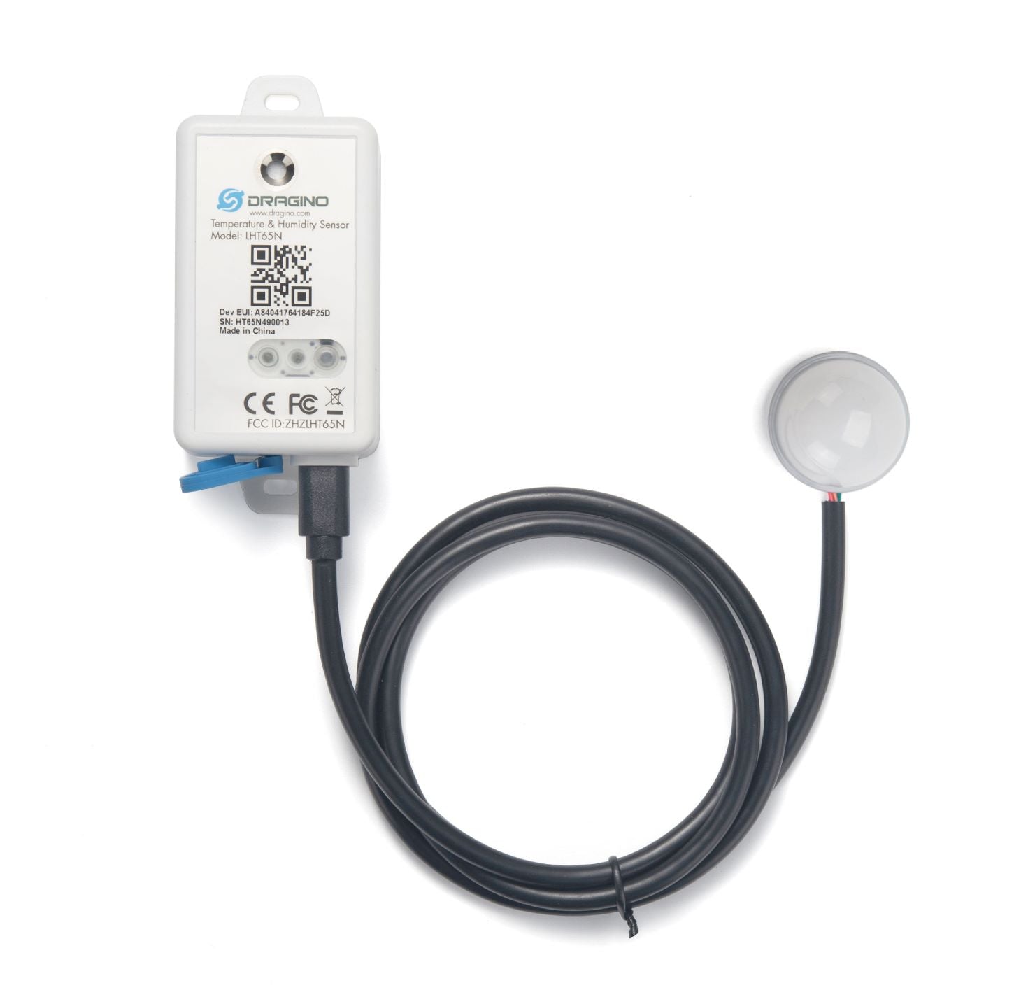 Capteur LoRaWAN Dragino LHT65N-E5 – température, humidité et luminosité