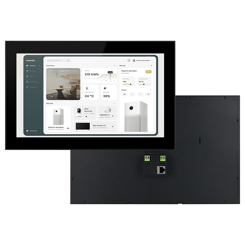 YZ14P - YziPanel 14” – Tablette murale Android PoE CPU RK3568 - EVI