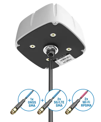 ASL22G 10 m - Antenne 5G/Wi‑Fi MIMO + GNSS - QuWireless