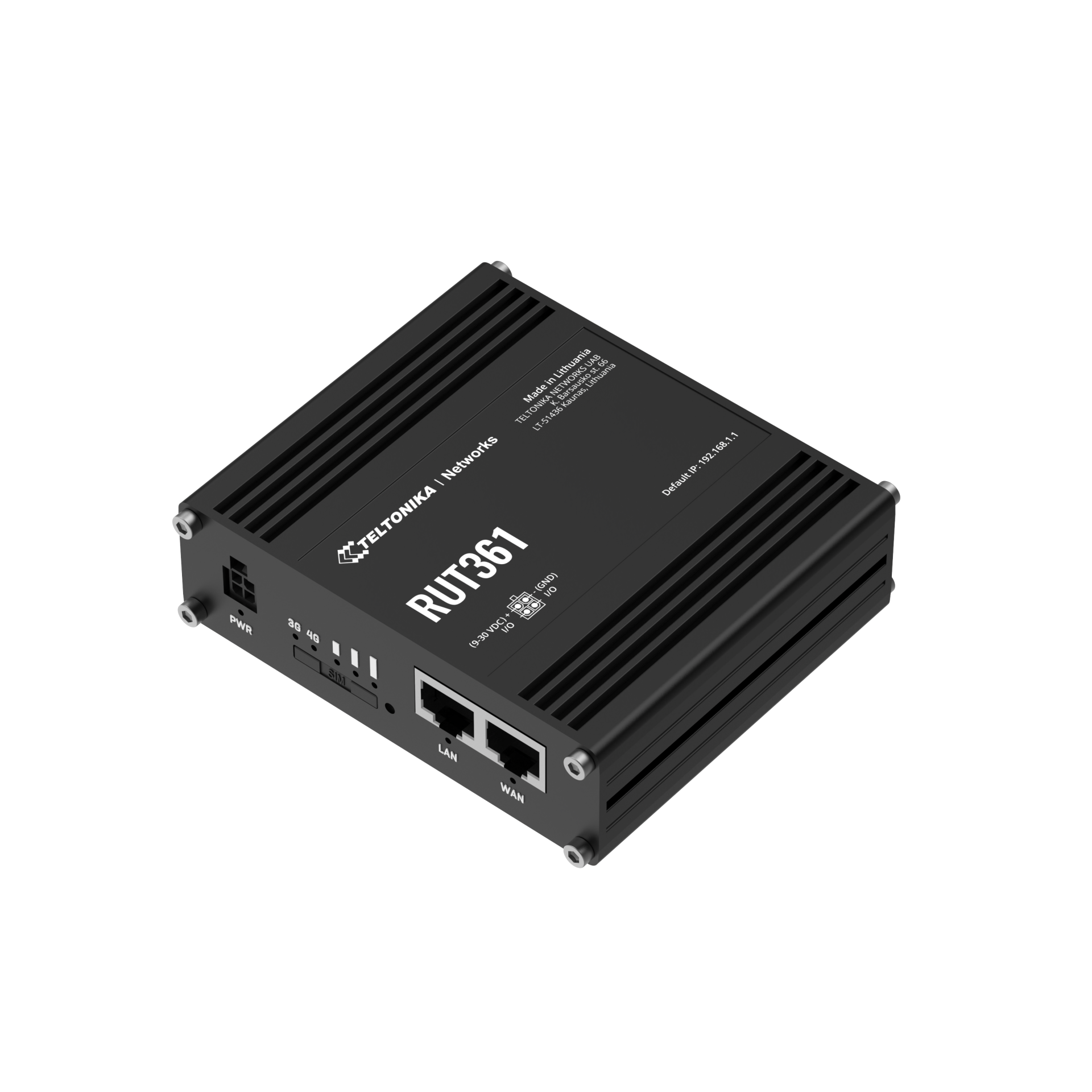 RUT361 - 4G LTE Cat 6 Wi-Fi Industrial Router - Teltonika