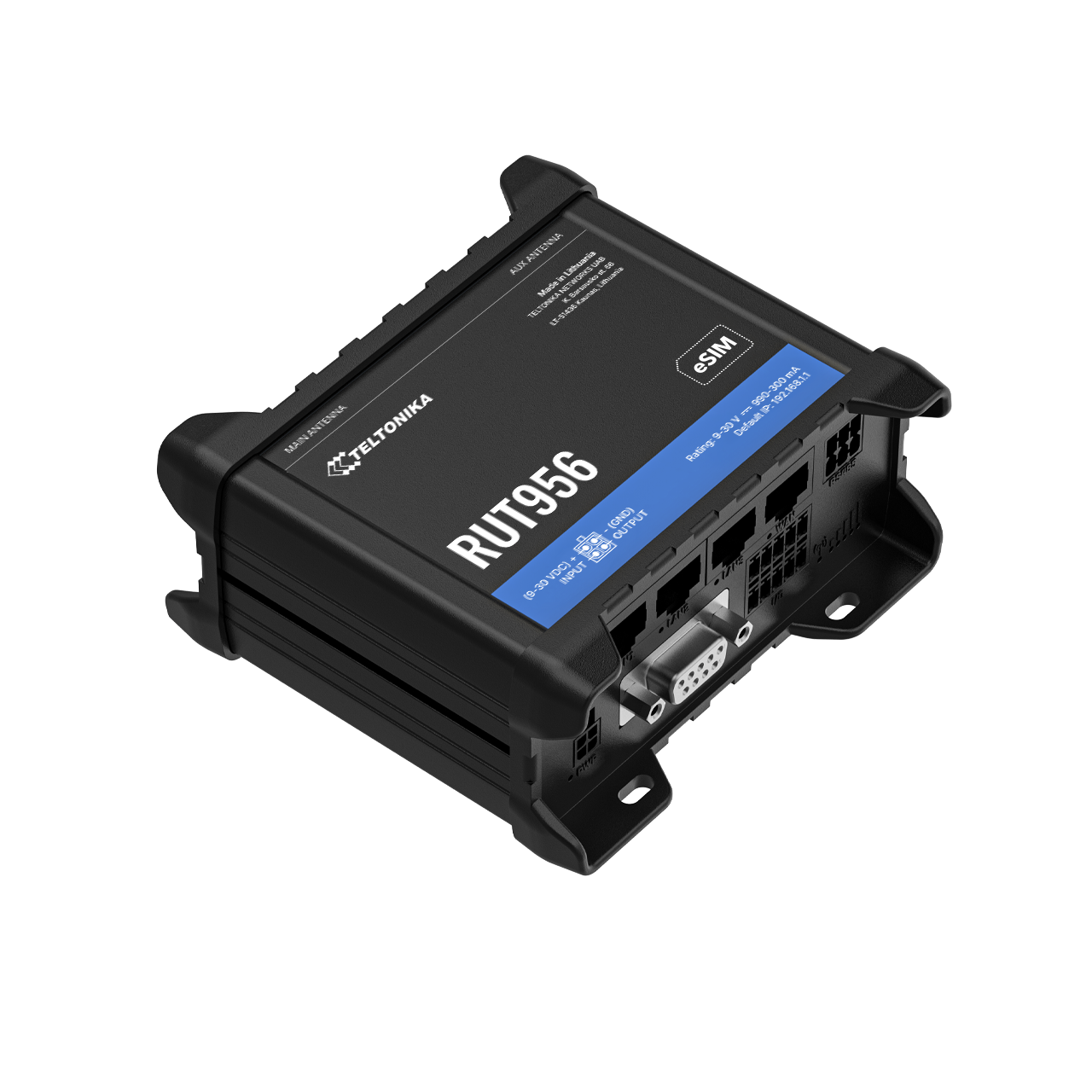 RUT956 - Industrial 4G LTE Cat 4 GNSS Router - Teltonika