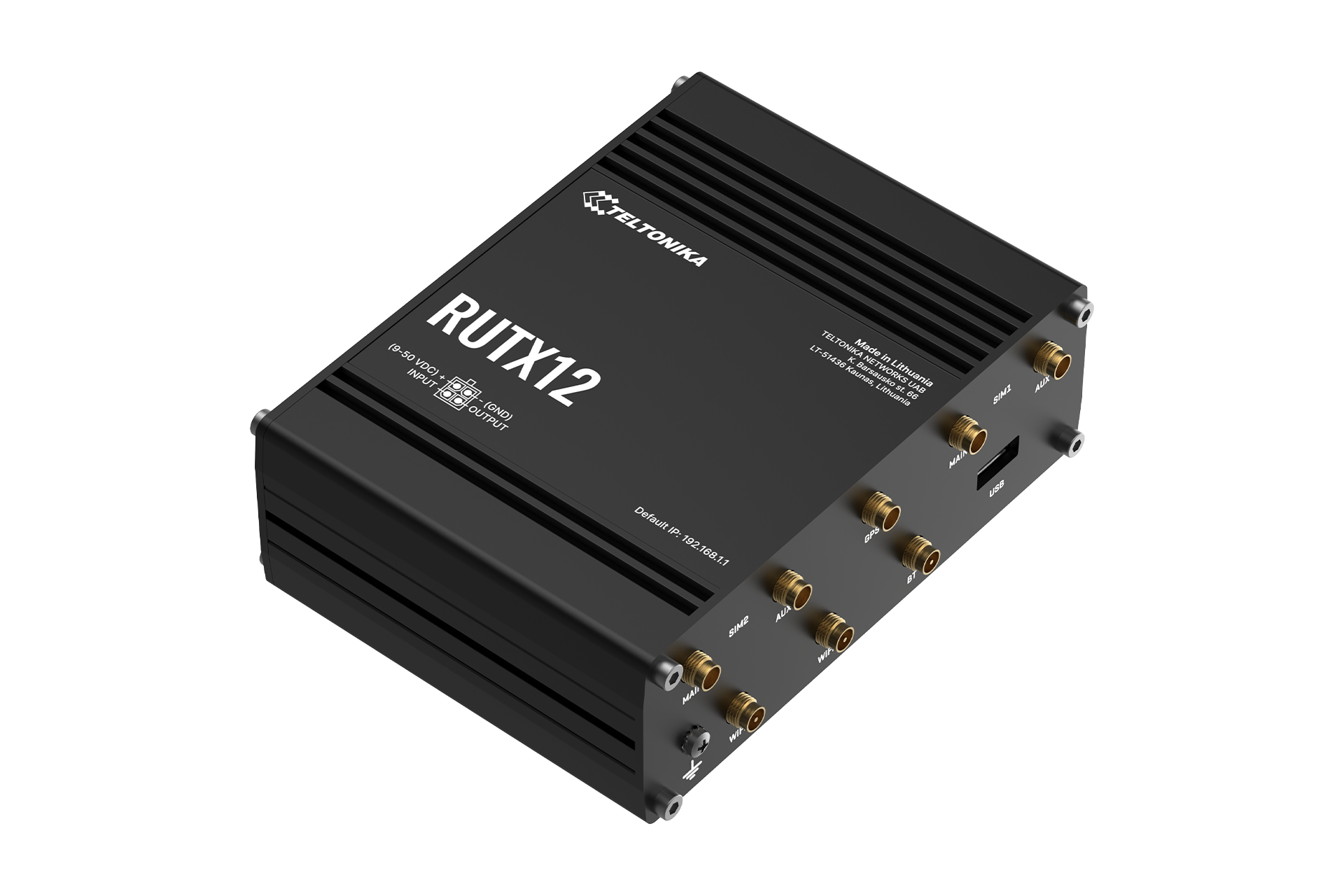 RUTX12 - Routeur industriel double modem 4G LTE Cat 6 - Teltonika
