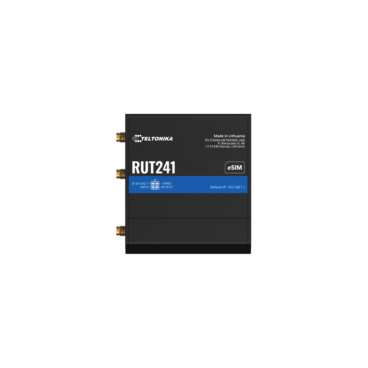 RUT241 - Routeur industriel 4G LTE Cat 4 eSIM - Teltonika