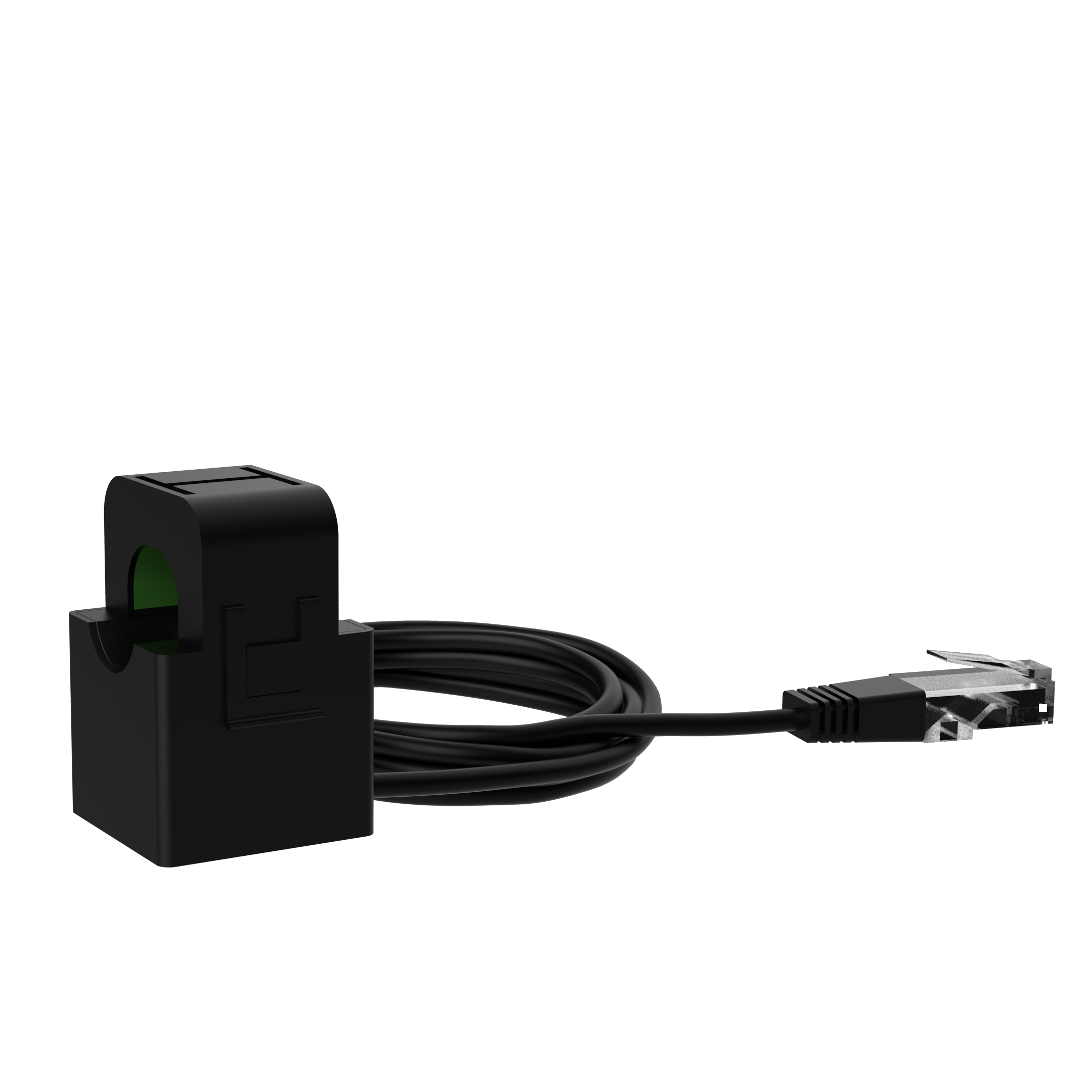 Transformateur de courant RJ11 Milesight compatible CTH01. Plages 100 A pour sous-comptage électrique et supervision énergétique.