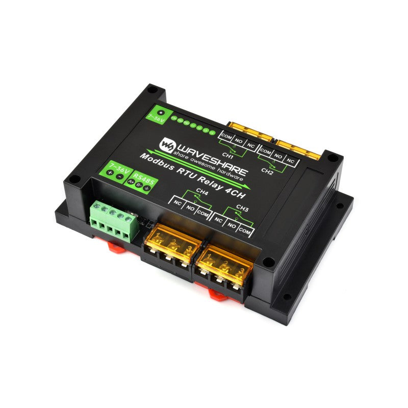 30641 - Relais Modbus RTU 4 canaux - Waveshare