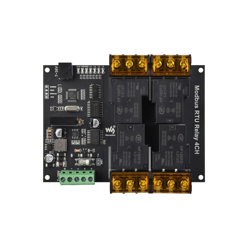 30641 - Relais Modbus RTU 4 canaux - Waveshare