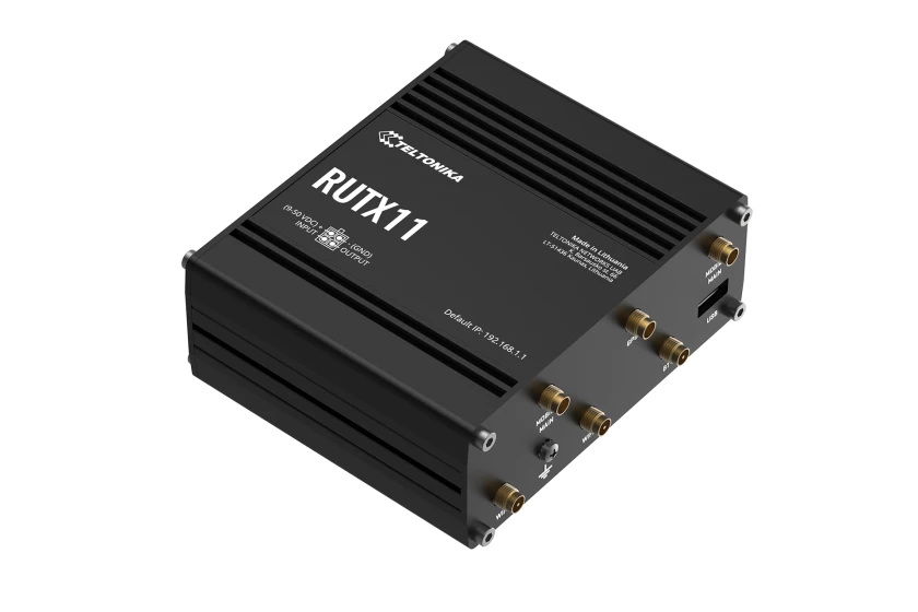 RUTX11 - Industrial 4G LTE Cat 6 Wi-Fi GNSS Router - Teltonika