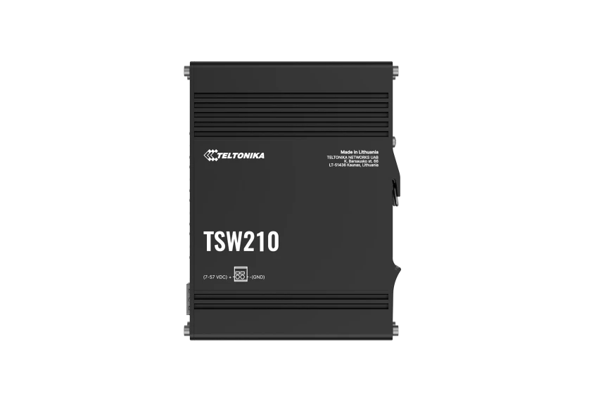 Switch industriel 8 ports Gigabit + SFP - Teltonika TSW210