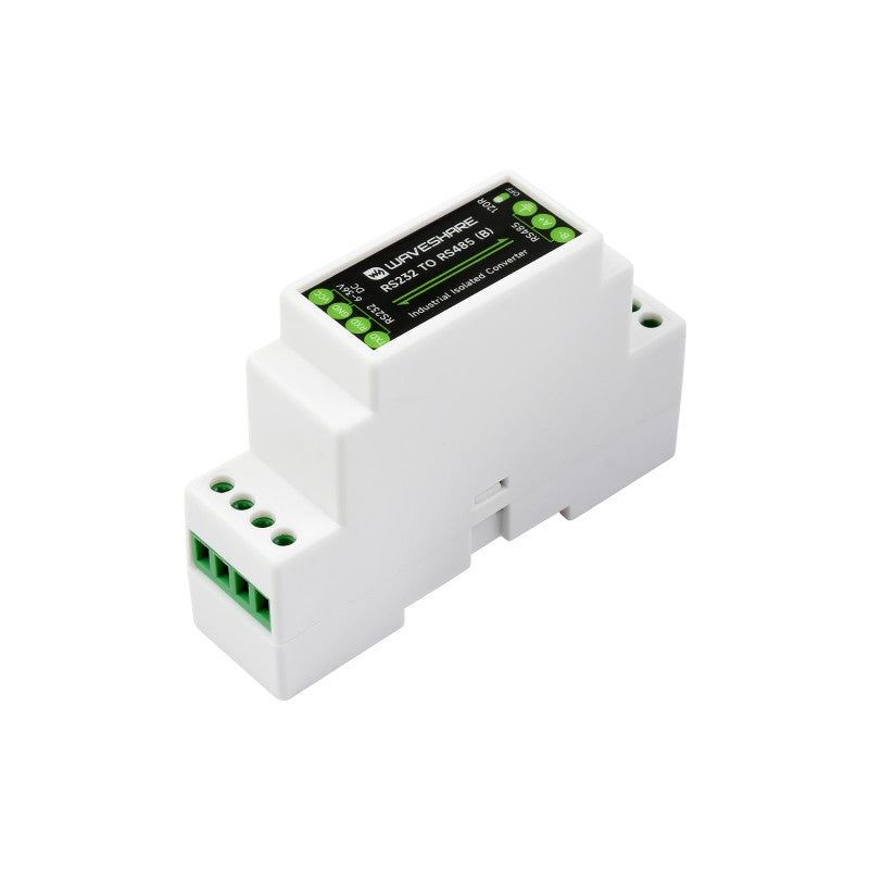 Waveshare 27830 RS232 TO RS485 (B) – vue principale du convertisseur rail DIN