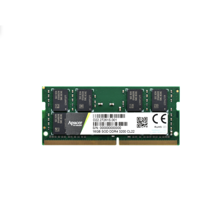 16GB RAM - APACER DDR4 SO-DIMM - D22.27261S.001