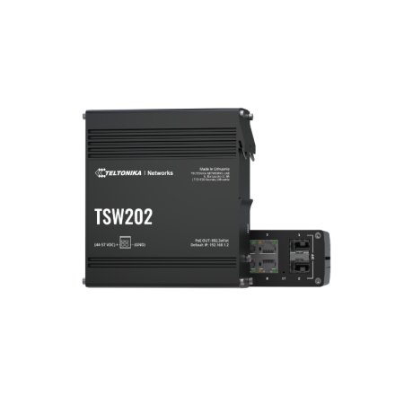 Switch PoE+ industriel managé Teltonika - TSW202 visuel 1