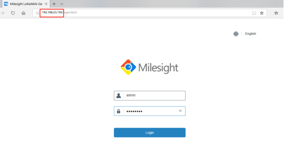 Comment se connecter à l'interface graphique Web de Milesight Gateway