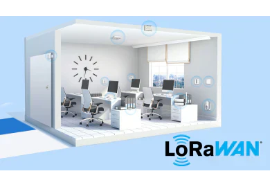 Smart Building équipé de capteurs LoRaWAN IoT 