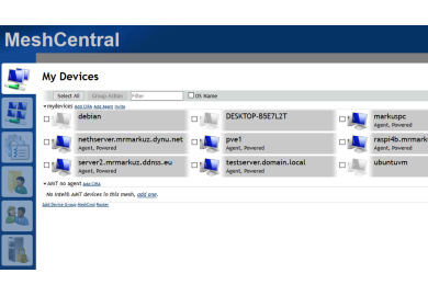 Tuto installation de MESHCENTRAL un serveur open source de gestion à distance de votre parc informatique