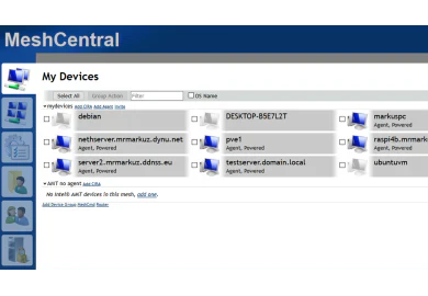 Tutorial installation of MESHCENTRAL, an open source server for remote ...