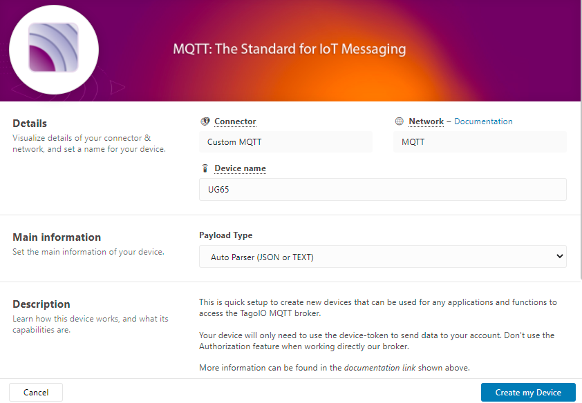 Comment connecter Milesight Gateway à Tago via MQTT