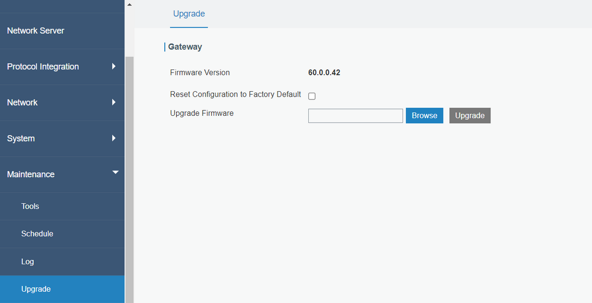 How to upgrade Milesight Gateway