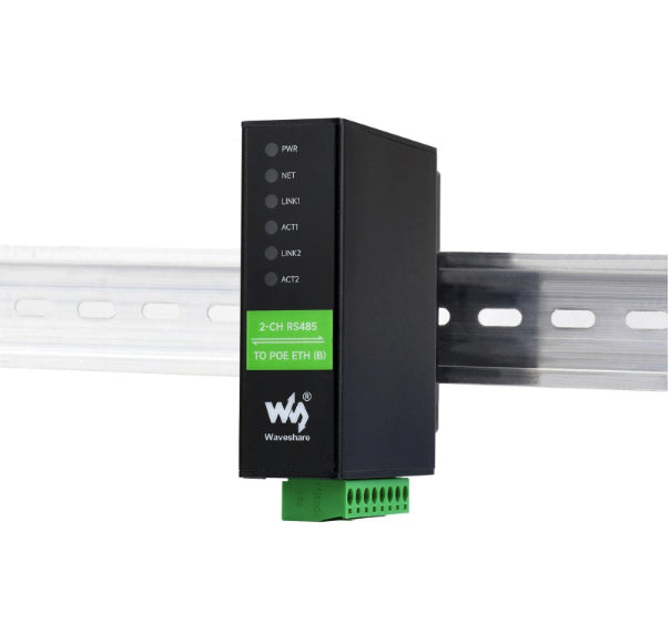 24963 - 2x RS485 vers PoE Ethernet - Waveshare