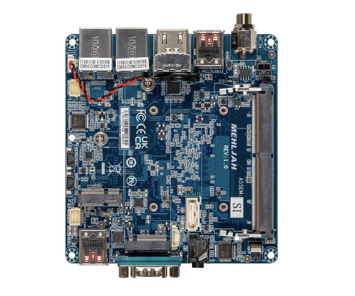 Carte mère industrielle avec Intel Celeron j6412 - QBi-6412A