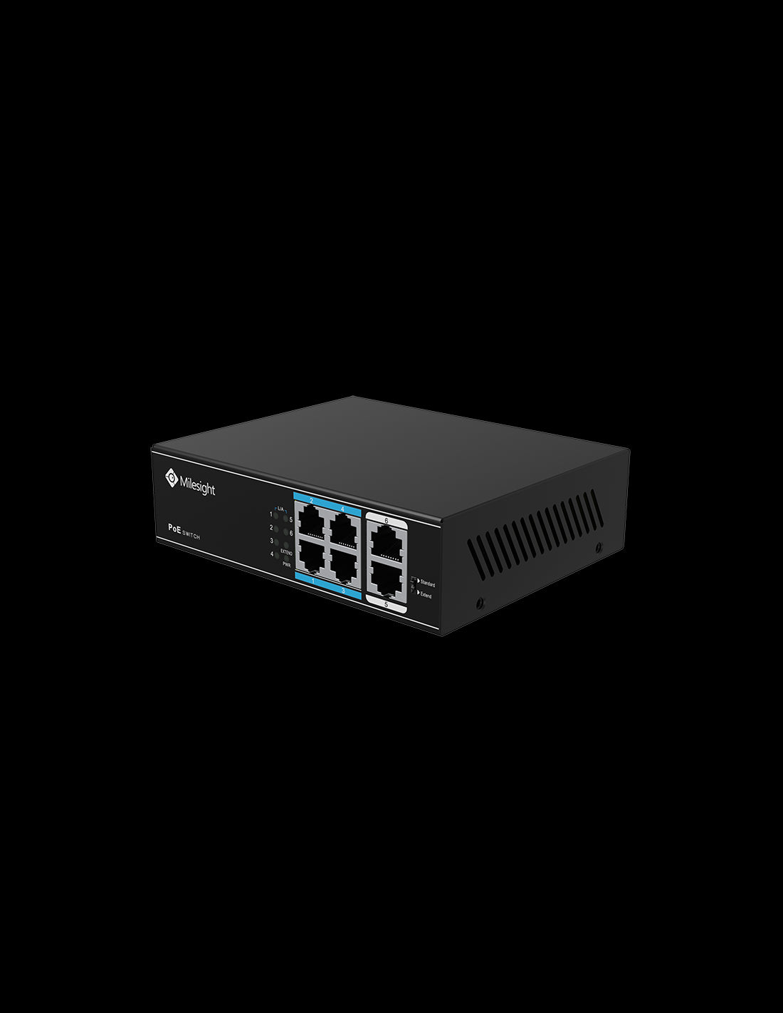 Switch LAN POE 4 ports - MS-S0204-EL