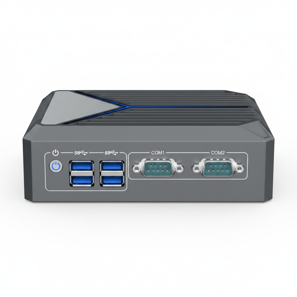 SPW-1522N – vue du Mini PC fanless Intel N150