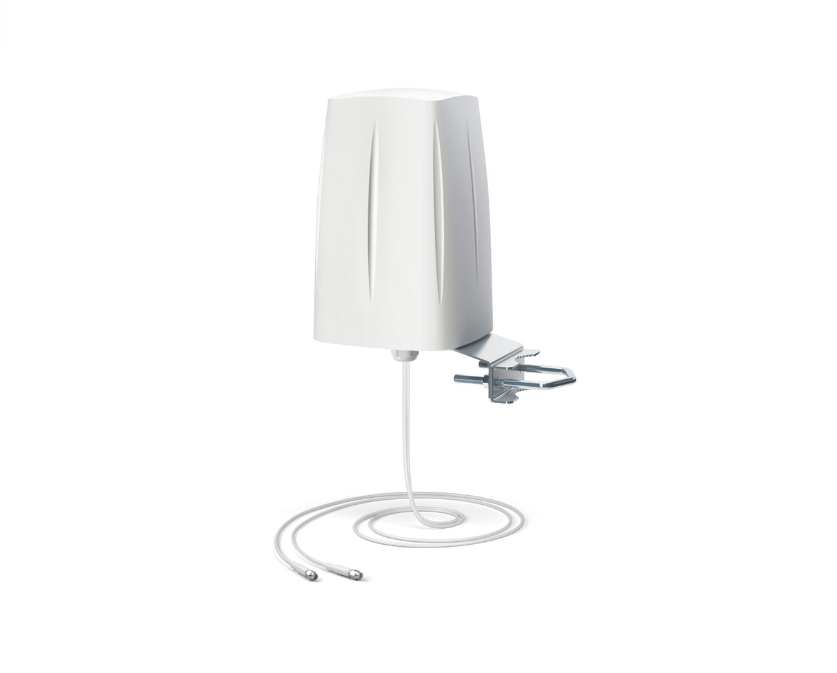 QuOmni 7V-2 - Omni MIMO 2x2 7 dBi outdoor Wi-Fi antenna - QuWireless