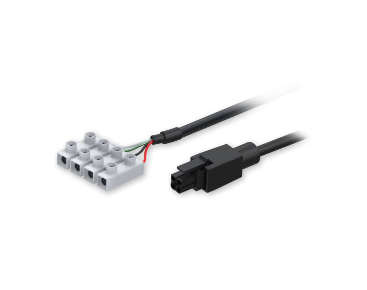 Power cable with 4-way screw terminal - PR2FK20M