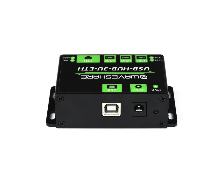 23064 - HUB USB industriel 3 ports USB + Eth 100Mb - MUSB-HUB-3U-ETH-NP visuel 2