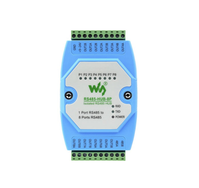 24271 RS485-HUB-8P - HUB RS485 industriel isolé à 8 canaux