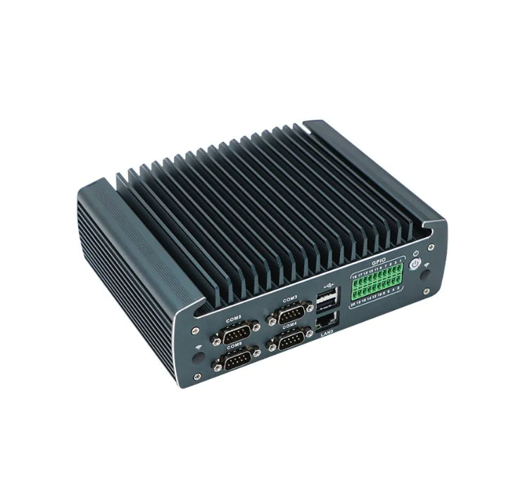 Mini PC industrial sin ventilador, Quad Core, GPIO y RS232 - SPW-1226N