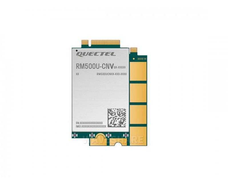 26153 - RM50x Sub-6 GHz M.2 5G Module - RM500U-CNV - Waveshare