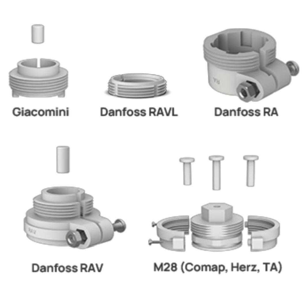 TRA3015 - M30 X 1.5mm Valve Adapter Kits for WT101