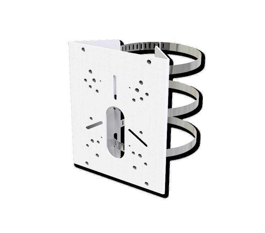 Accesorio de montaje en poste Milesight - A01