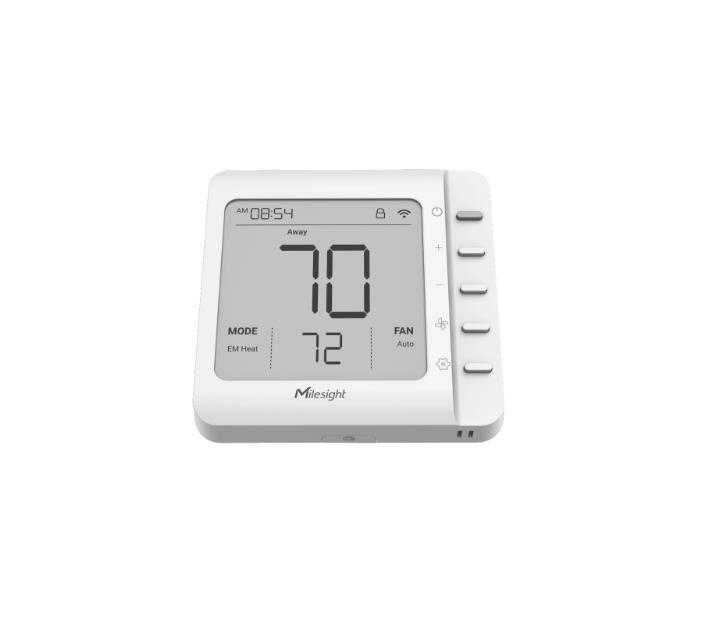 WT201 - LoRaWAN HVAC Thermostat Temperature Humidity - Milesight