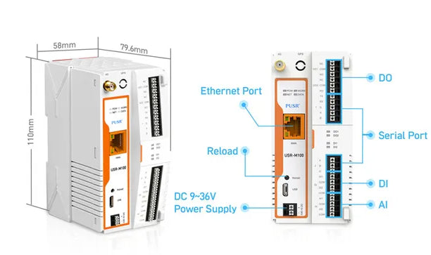 PUSR USR-M100 passerelle E/S