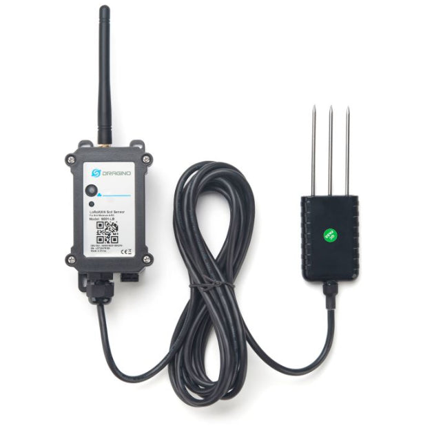 Capteur LoRaWAN d'humidité du sol & conductivité - Dragino - SE01-LB