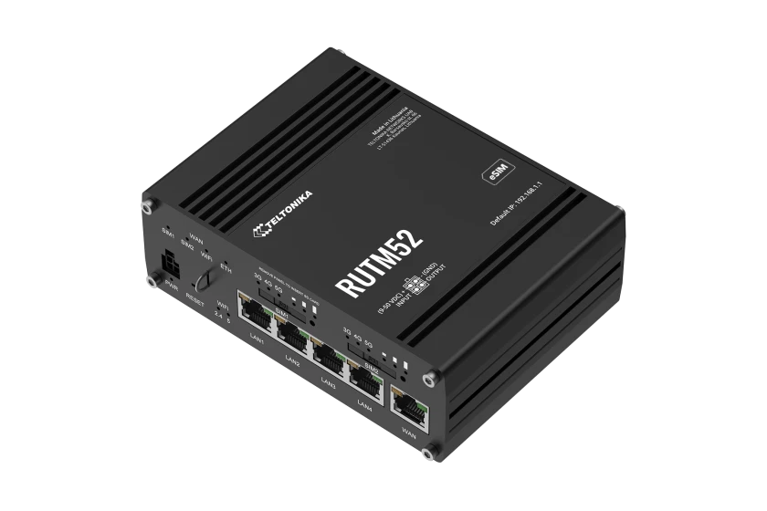 RUTM52 - Routeur 5G industriel double modem - Teltonika