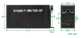 22496 Industrial 5-port gigabit rail-din switch