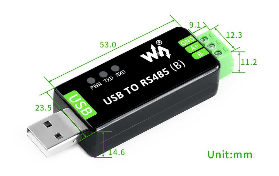 22456 RS485 USB converter - USB TO RS485