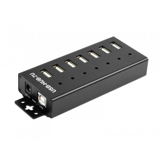 23077 7-port industrial USB HUB - USB-HUB-7U-EU